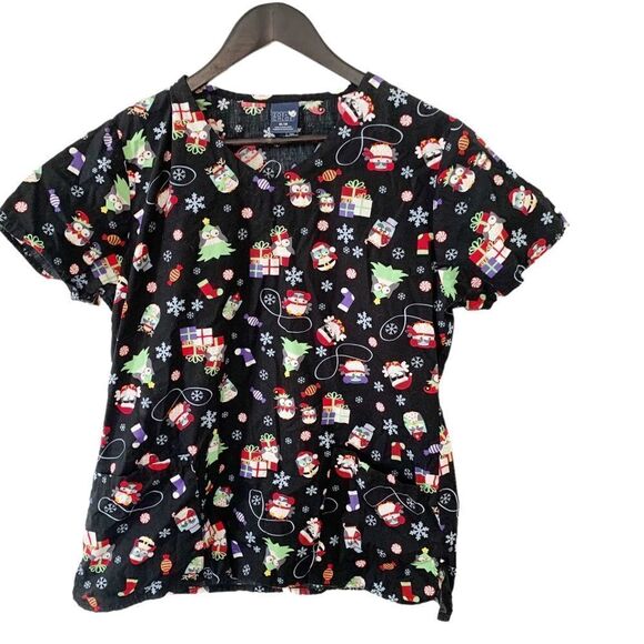 Scrub Tops *Lot of 5* Patterned Medical Scrubs - Picture 2 of 10